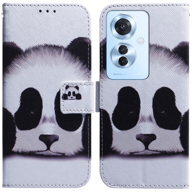 Flip Cover Til Oppo Reno 11f 5g Panda