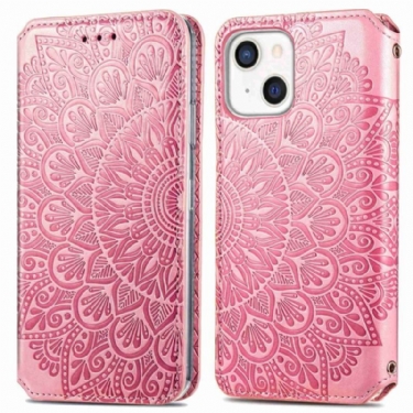 Cover iPhone 14 Plus Flip Cover Mandala