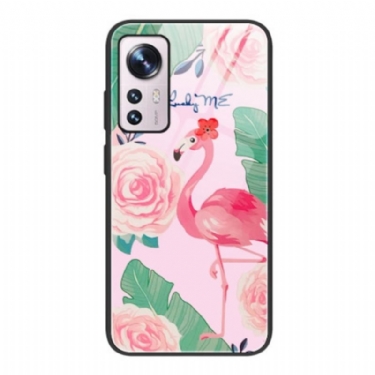 Cover Xiaomi 12 / 12X Flamingo Hærdet Glas