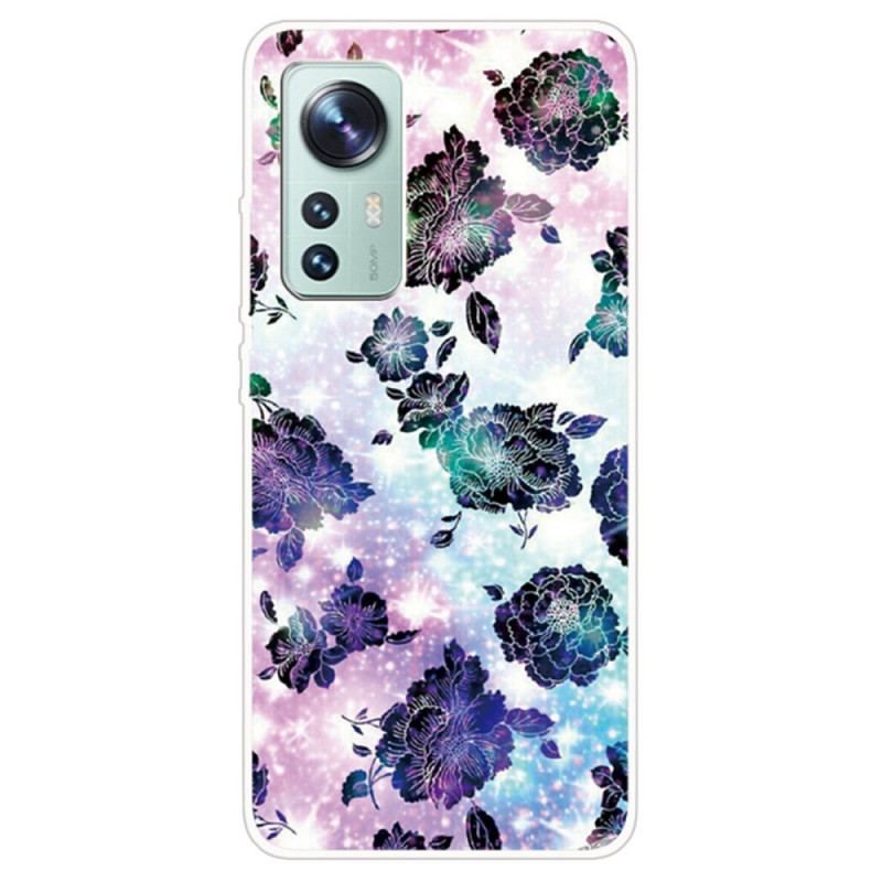 Cover Xiaomi 12 / 12X Silikone Blomster