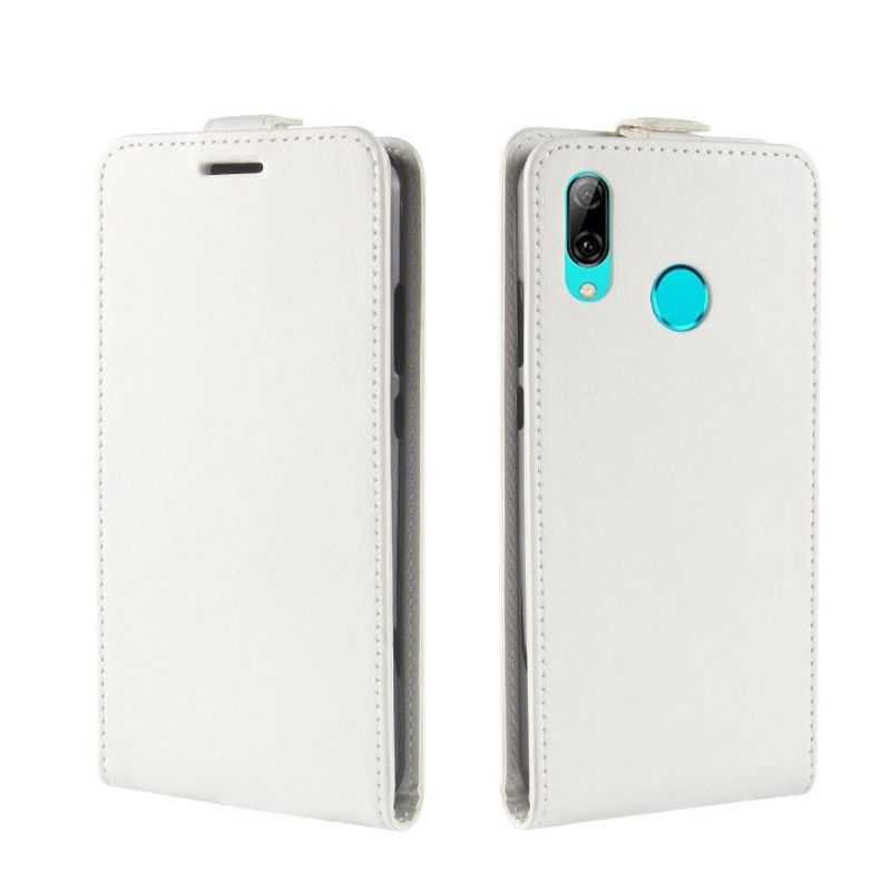 Case Huawei Y7 2019 Flip Cover Lodret Imiteret Læder