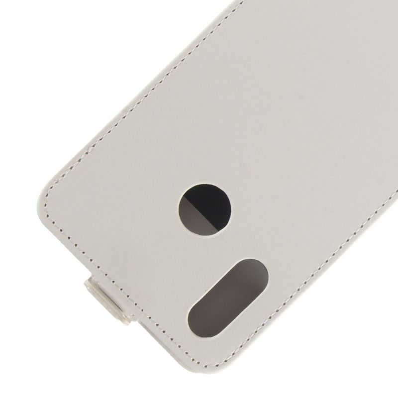 Case Huawei Y7 2019 Flip Cover Lodret Imiteret Læder