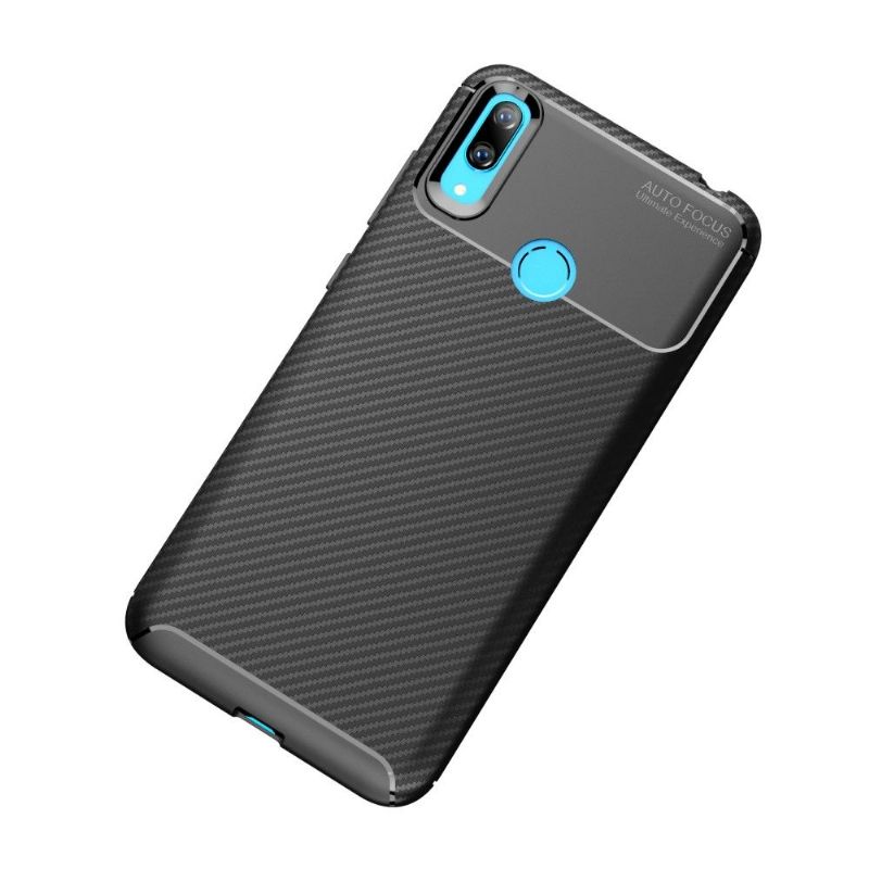 Cover Huawei Y7 2019 Anti-fald Sort Karbon Klassisk