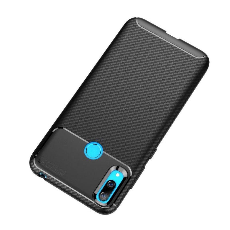 Cover Huawei Y7 2019 Anti-fald Sort Karbon Klassisk