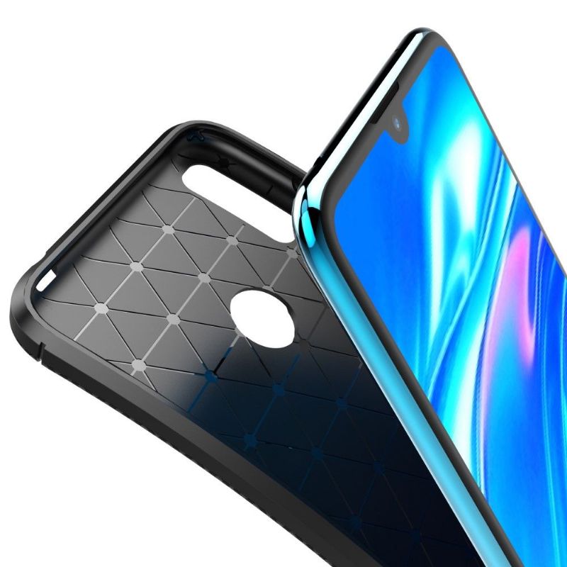 Cover Huawei Y7 2019 Anti-fald Sort Karbon Klassisk