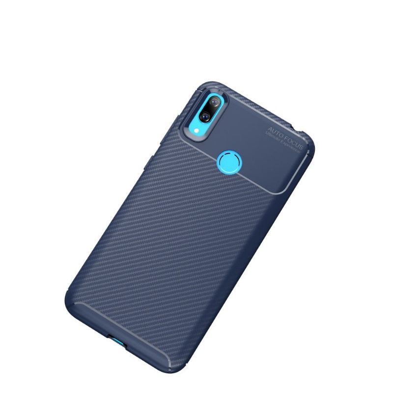 Cover Huawei Y7 2019 Blå Karbon Klassisk