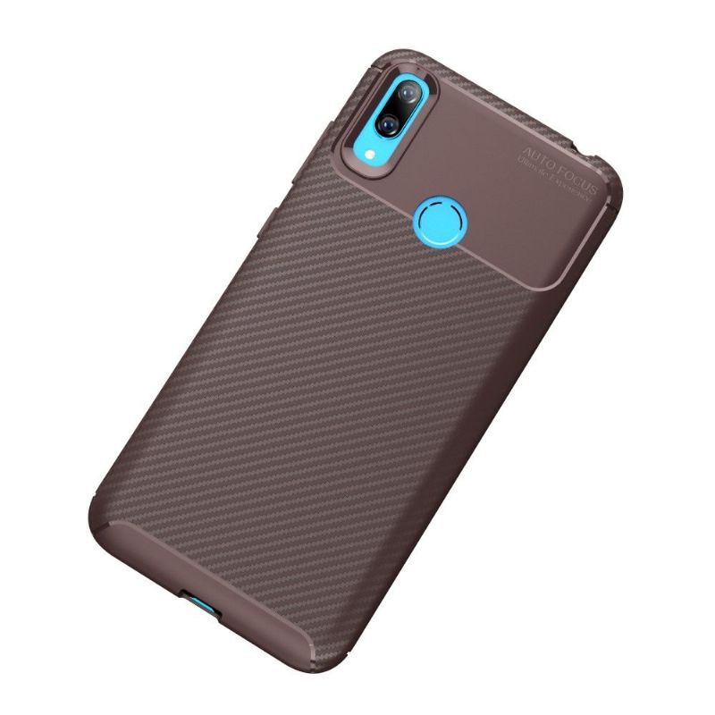 Cover Huawei Y7 2019 Hemming Brun Karbon Klassisk