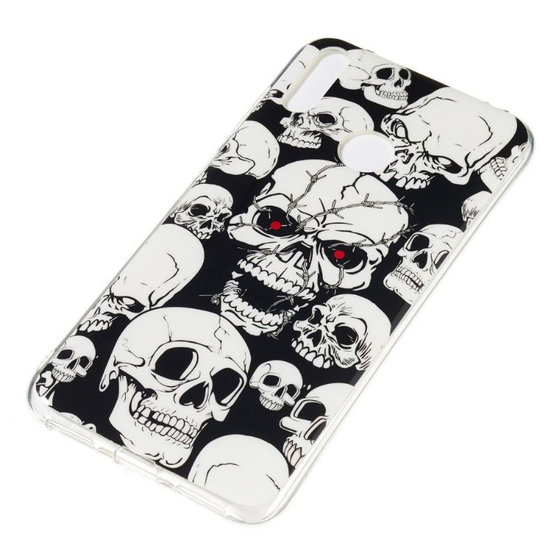 Cover Huawei Y7 2019 Lysende Kranie