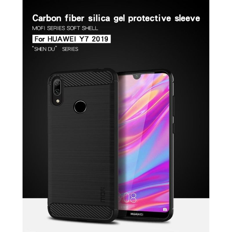 Cover Huawei Y7 2019 Mofi Børstet Gel