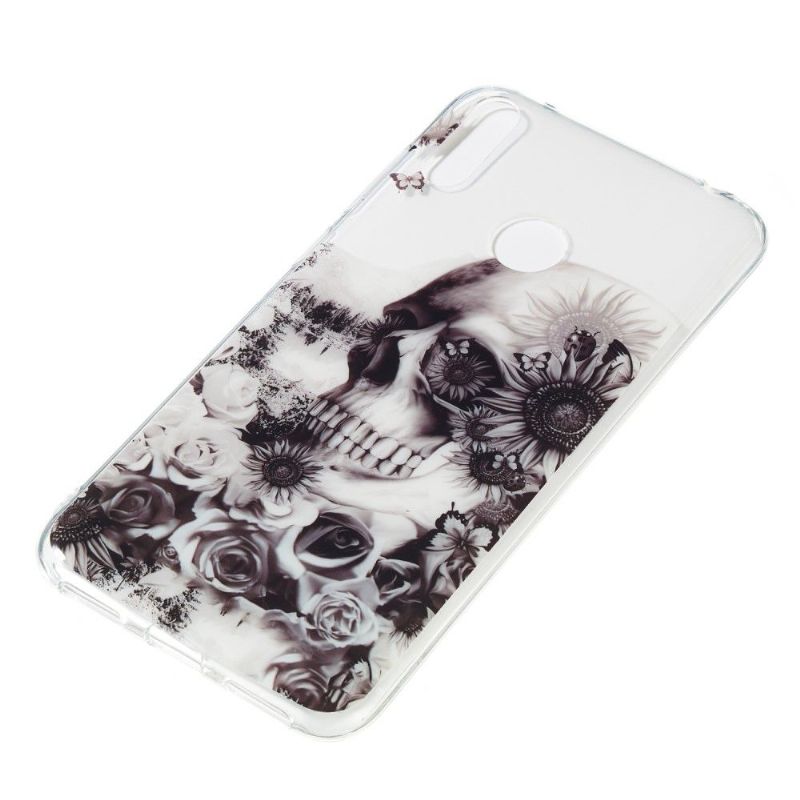 Cover Huawei Y7 2019 Skalle Og Blomster