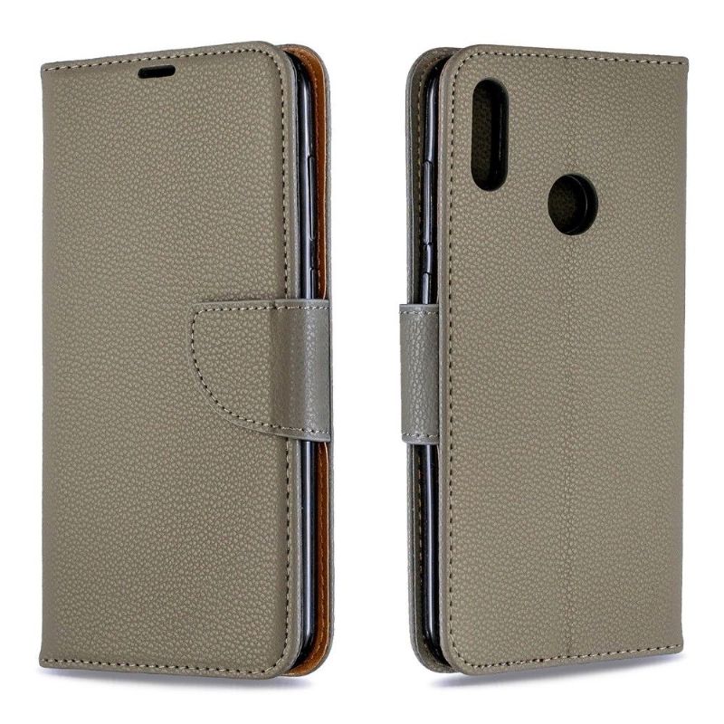 Etui Huawei Y7 2019 Flip Cover Kornet Lædereffekt Folio