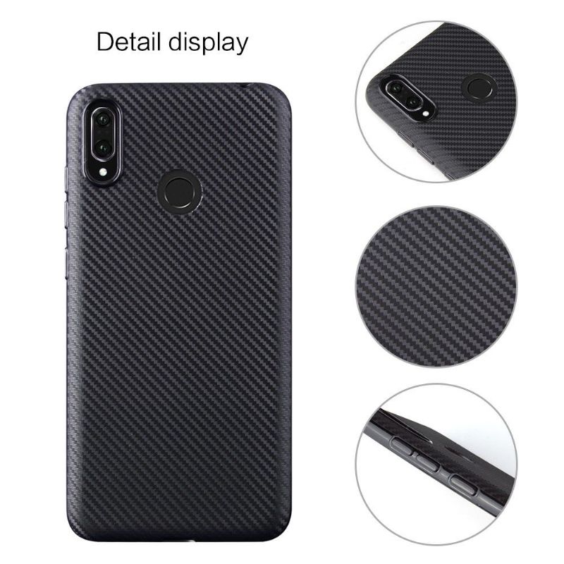 Mobilcover Huawei Y7 2019 Carbon Fiber Coating