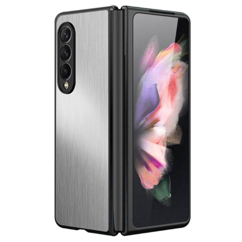 Cover Samsung Galaxy Z Fold 3 5G Beskyttelsessæt Effektbeskyttelse Af Børstet Metal