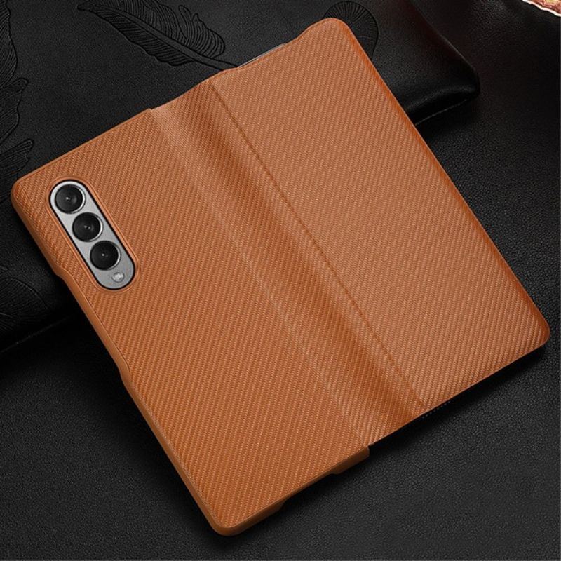 Cover Samsung Galaxy Z Fold 3 5G Carbon Fiber Texture