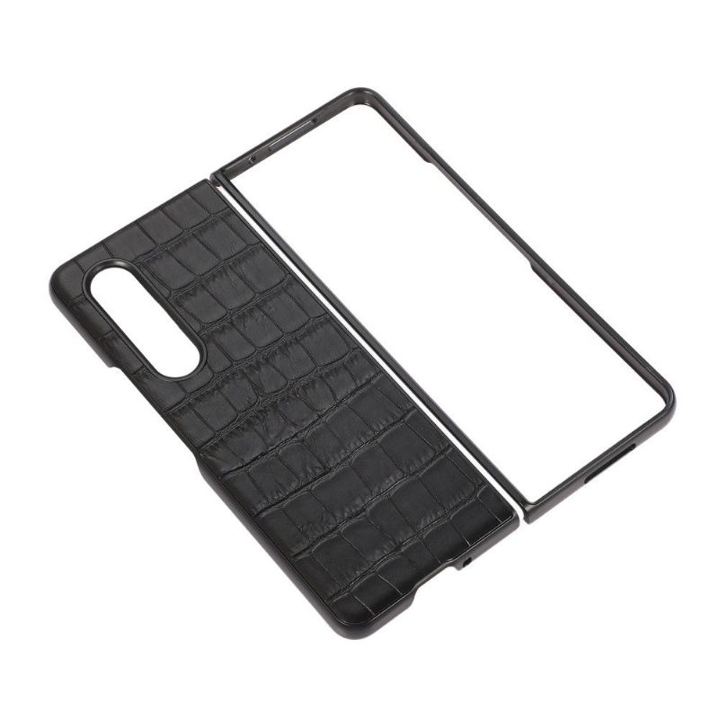 Cover Samsung Galaxy Z Fold 3 5G Croc Skin Effekt