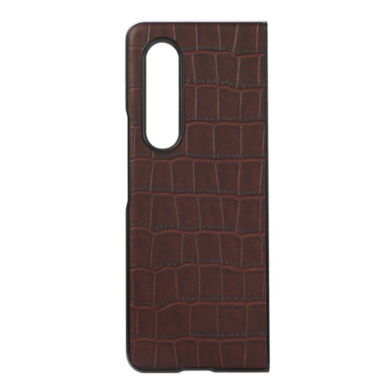 Cover Samsung Galaxy Z Fold 3 5G Croc Skin Effekt