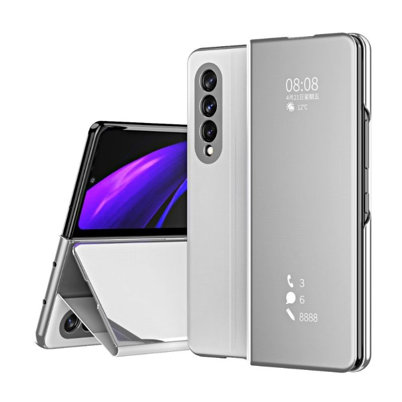 Cover Samsung Galaxy Z Fold 3 5G Flip Cover Spejleffekt