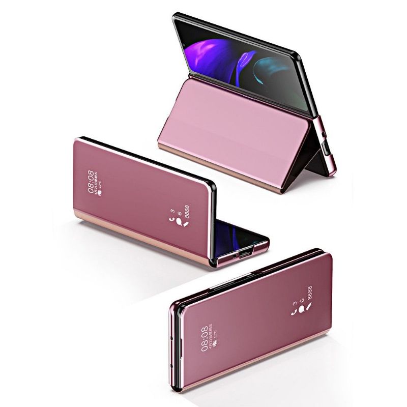 Cover Samsung Galaxy Z Fold 3 5G Flip Cover Spejleffekt