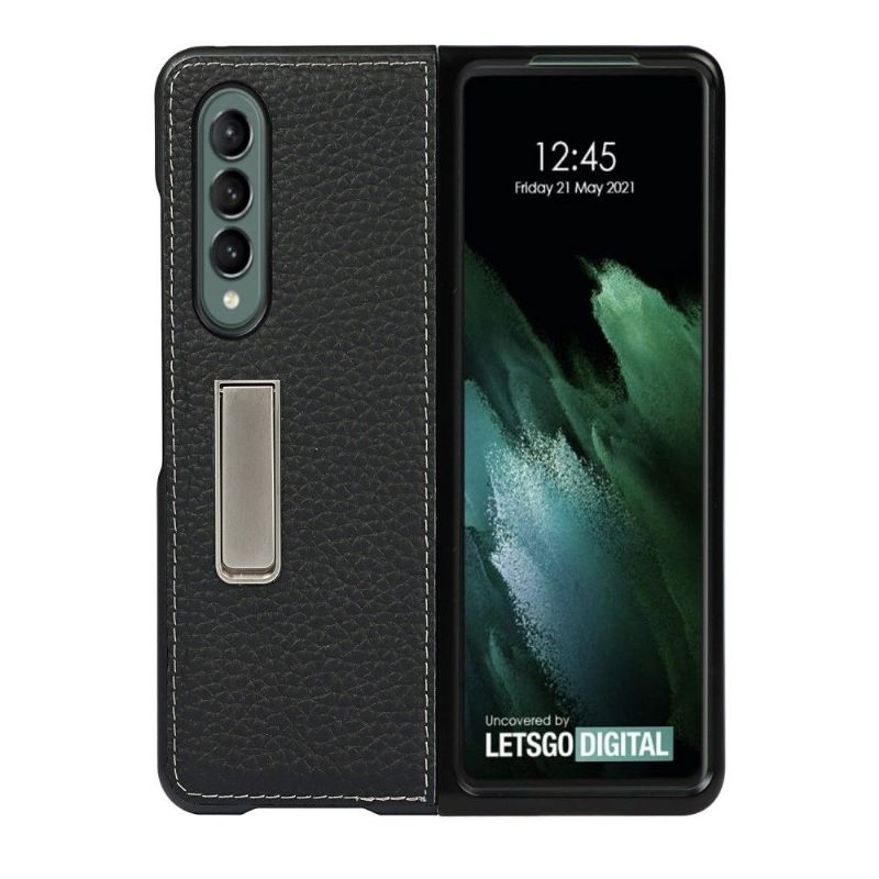 Cover Samsung Galaxy Z Fold 3 5G Lædereksponerede Sømme