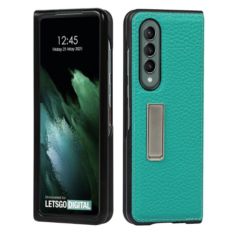 Cover Samsung Galaxy Z Fold 3 5G Lædereksponerede Sømme