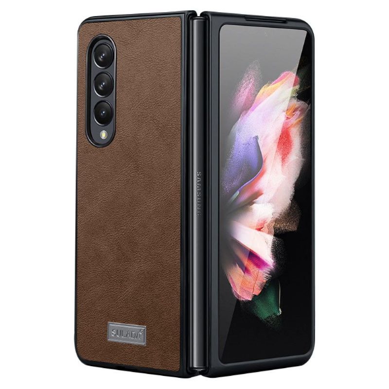 Cover Samsung Galaxy Z Fold 3 5G Sulada Lædereffekt