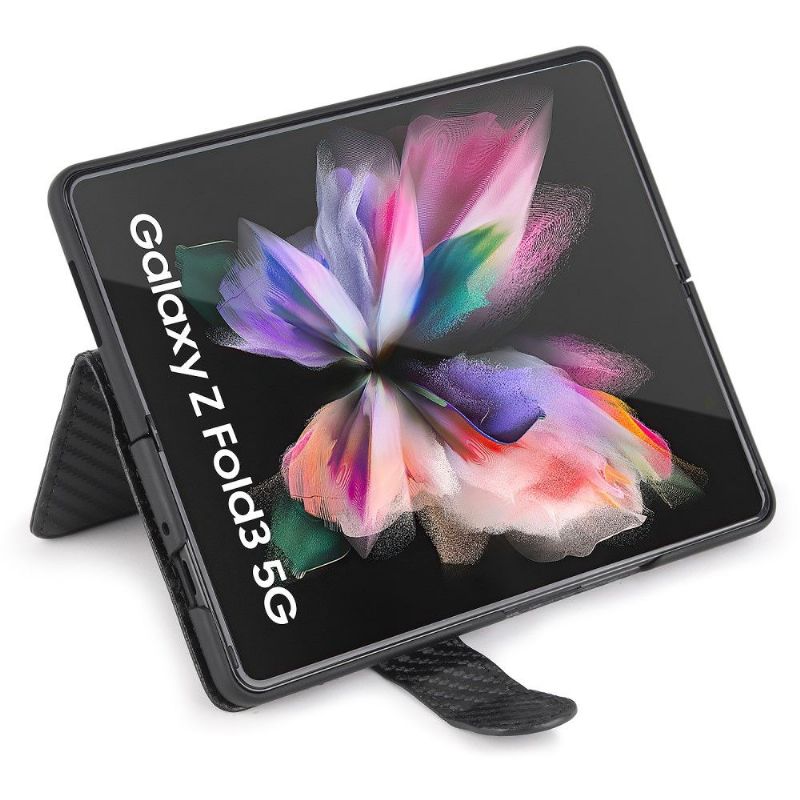 Flip Cover Samsung Galaxy Z Fold 3 5G Aftagelige Skalsømme