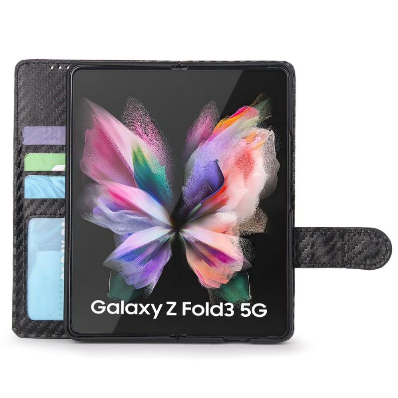 Flip Cover Samsung Galaxy Z Fold 3 5G Aftagelige Skalsømme