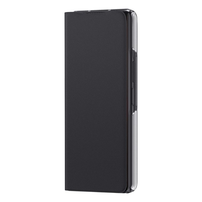 Flip Cover Samsung Galaxy Z Fold 3 5G Anti-fald Læder Cover Grøn