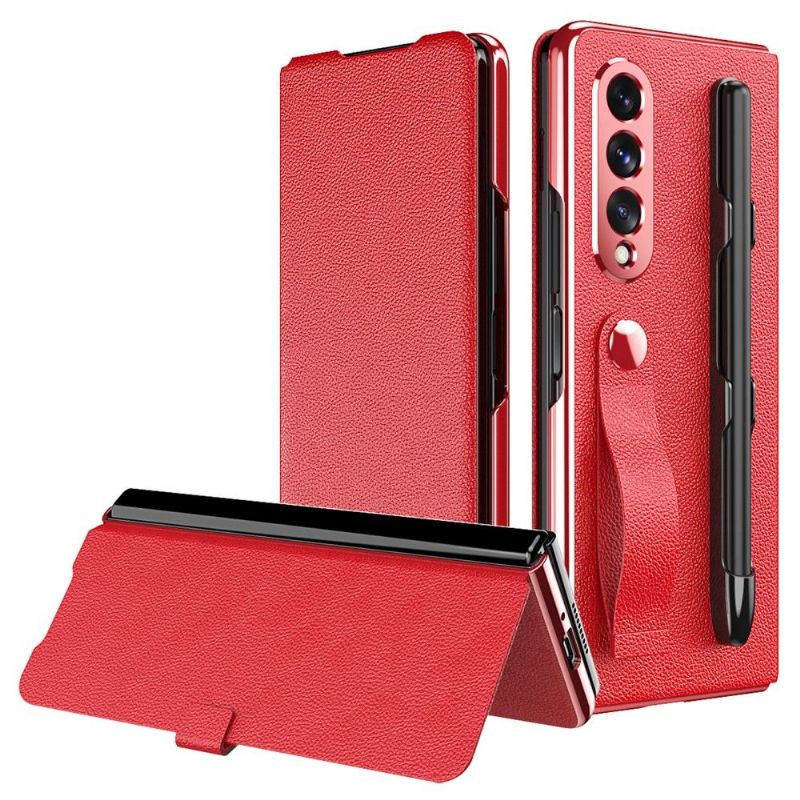 Flip Cover Samsung Galaxy Z Fold 3 5G Forretning Lilla