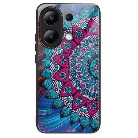 Cover Xiaomi Redmi Note 13 4g Mandala Hærdet Glas