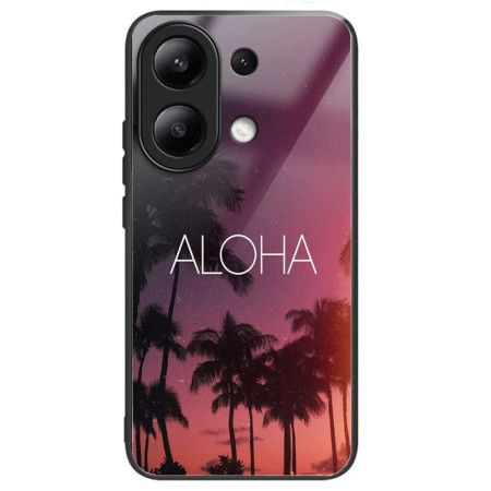 Cover Xiaomi Redmi Note 13 4g Telefon Etui Aloha Hærdet Glas