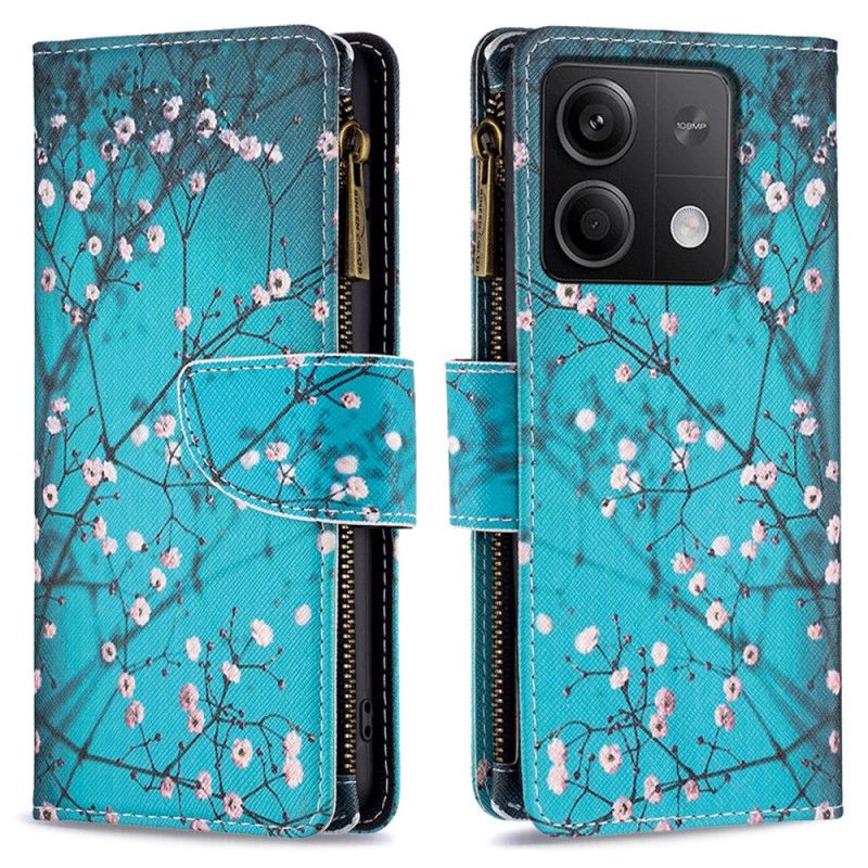 Flip Cover Til Xiaomi Redmi Note 13 4g Blommeblomster Pung