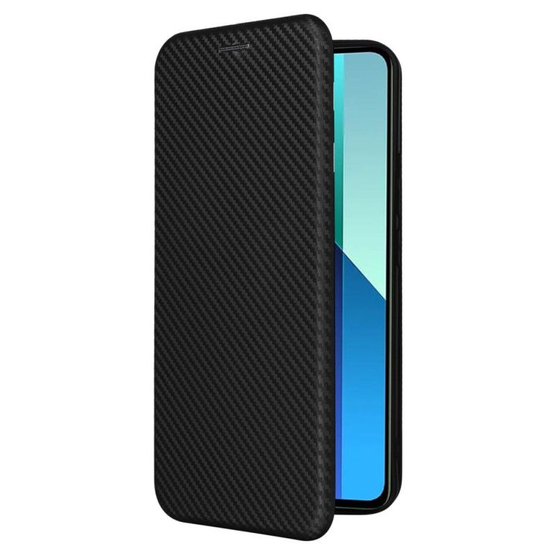 Flip Cover Til Xiaomi Redmi Note 13 4g Kulfiber