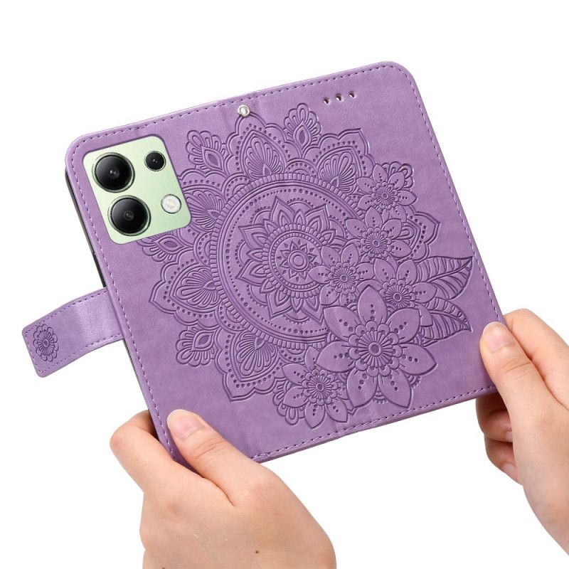 Flip Cover Xiaomi Redmi Note 13 4g Floral Strappy Style