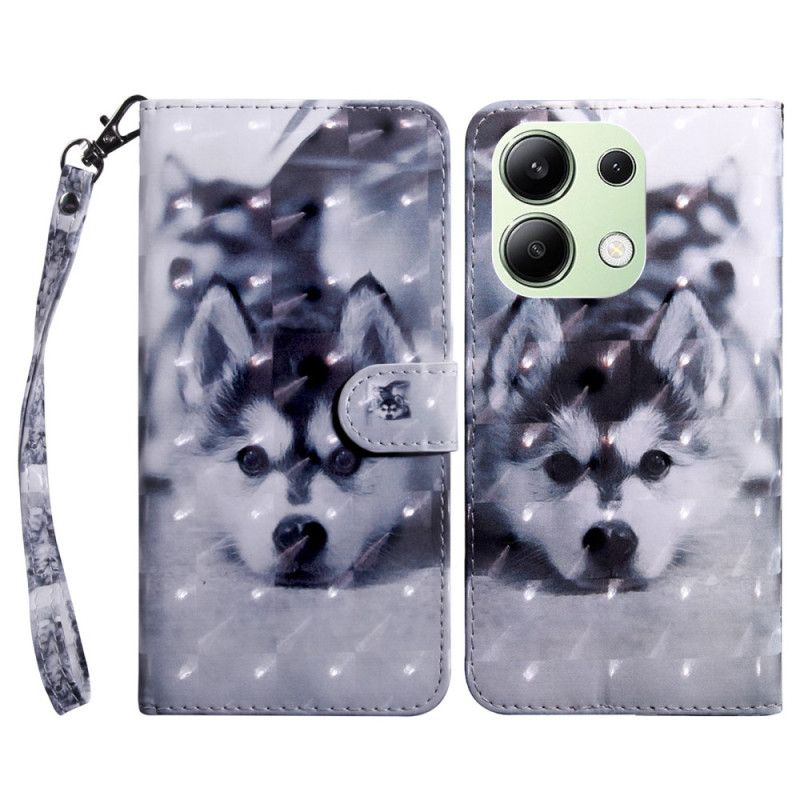 Flip Cover Xiaomi Redmi Note 13 4g Husky Med Rem