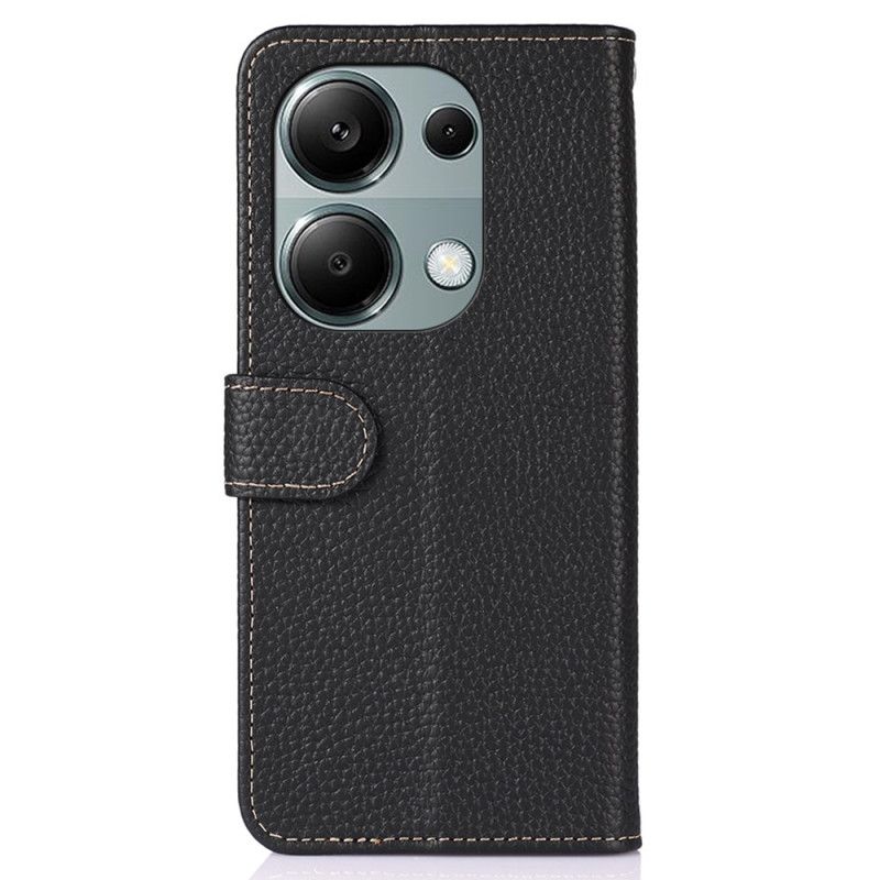 Flip Cover Xiaomi Redmi Note 13 4g Khazneh Litchi Læder