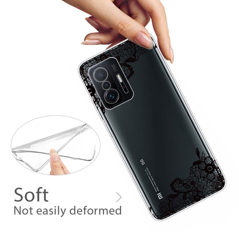 Cover Xiaomi 11T / 11T Pro Anti-fald Blomsterknipling