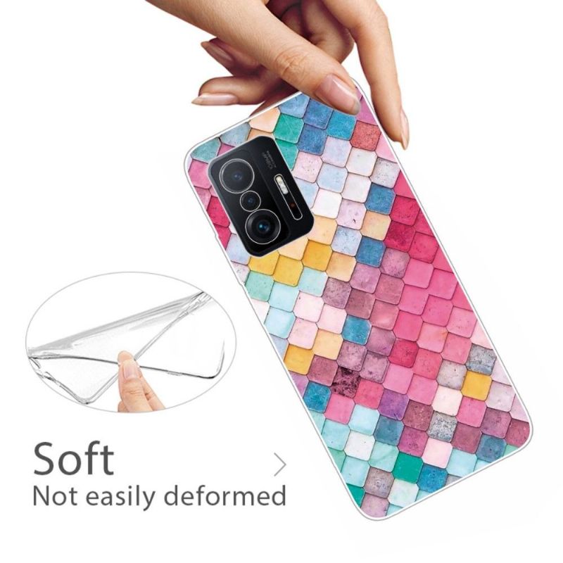 Cover Xiaomi 11T / 11T Pro Farverige Firkanter