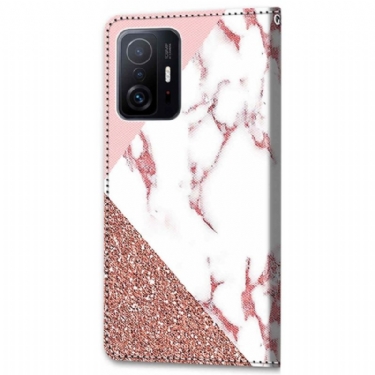 Flip Cover Xiaomi 11T / 11T Pro Glitter Marmor