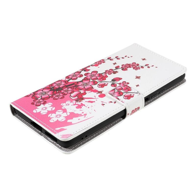 Flip Cover Xiaomi 11T / 11T Pro Hemming Japansk Abrikos