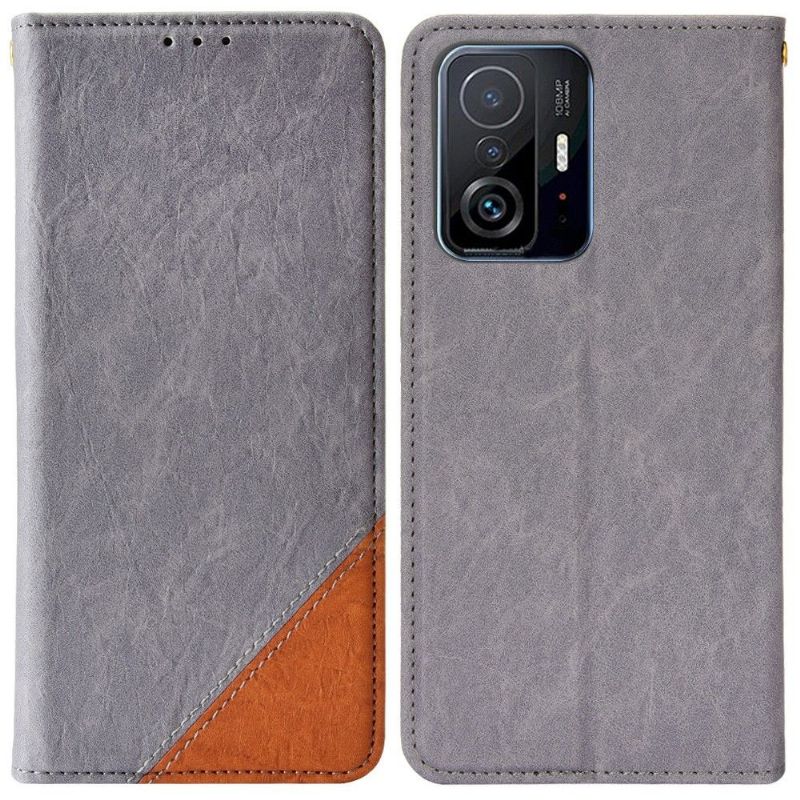 Flip Cover Xiaomi 11T / 11T Pro Læder Cover Retro Kunstlæder