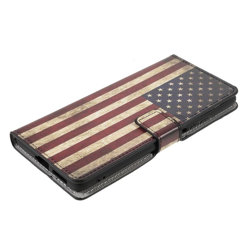 Flip Cover Xiaomi 11T / 11T Pro Vintage Amerikansk Flag