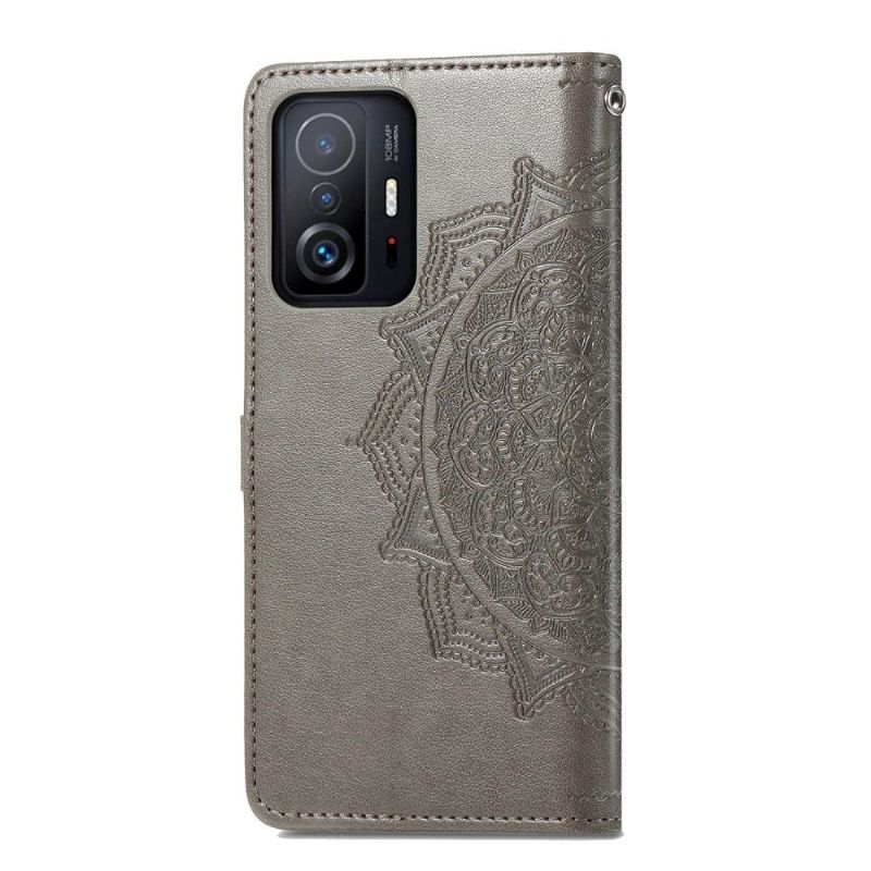 Læder Cover Xiaomi 11T / 11T Pro Mandala Relief I Kunstlæder