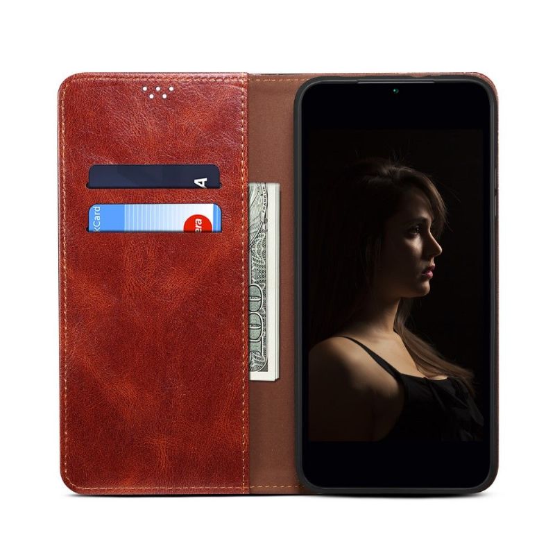 Læder Cover Xiaomi 11T / 11T Pro Original Ernestine Udsatte Sømme