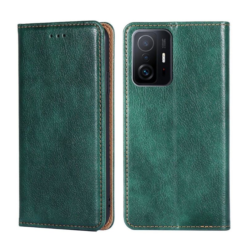 Mobilcover Xiaomi 11T / 11T Pro Flip Cover Rent Kunstlæder