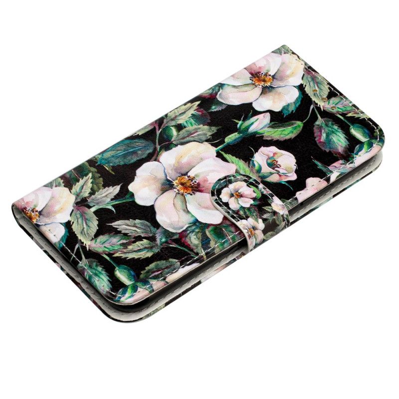 Flip Cover Motorola Edge 50 Stribede Magnolier