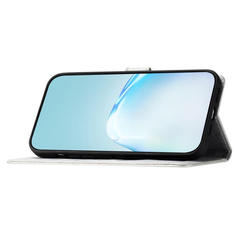 Flip Cover Til Motorola Edge 50 Silketekstur