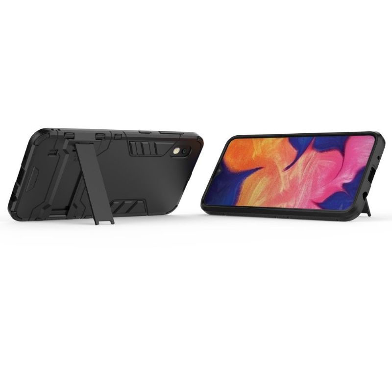 Cover Samsung Galaxy A10 Cool Guard Stødsikker Med Integreret Stativ