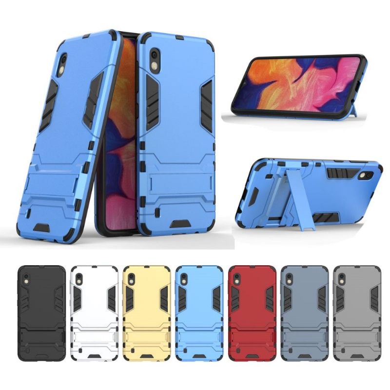 Cover Samsung Galaxy A10 Cool Guard Stødsikker Med Integreret Stativ