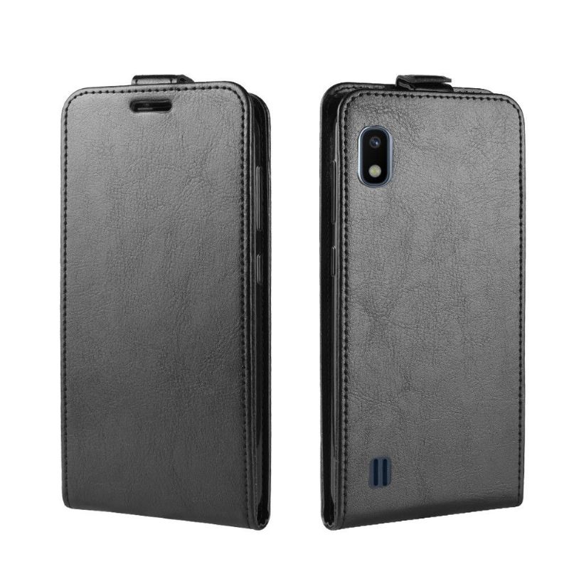 Etui Samsung Galaxy A10 Flip Cover Lodret Kunstlæder